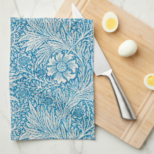 Marigold von William Morris, Blume im Vintagen Gar Geschirrtuch