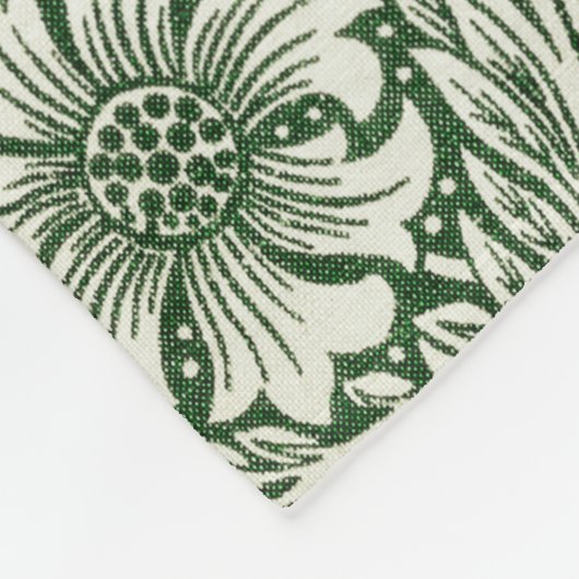 Marigold (von William Morris) Fleecedecke (Ecke)