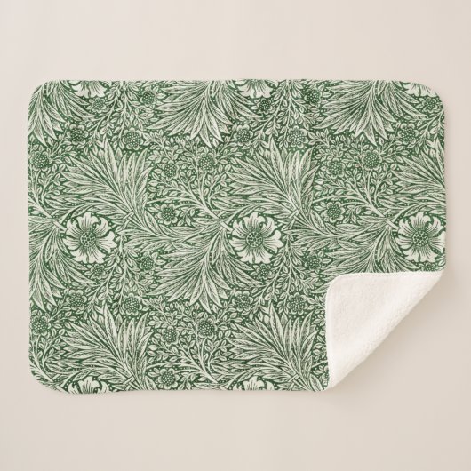 Marigold (von William Morris) Sherpadecke (Vorderseite (Horizontal))