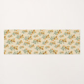 Marigold Watercolor Yoga Mat Yogamatte (Rückseite (Horizontal))