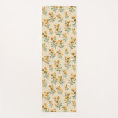 Marigold Watercolor Yoga Mat Yogamatte (Vorderseite)