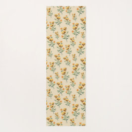 Marigold Watercolor Yoga Mat Yogamatte