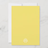 Marigold Wedding Einladungen (Rückseite)