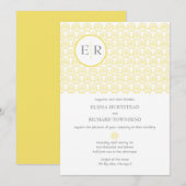 Marigold Wedding Einladungen (Vorne/Hinten)