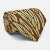 Marigold William Morris Blume Pattern Krawatte (Gerollt)