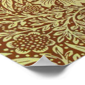 Marigold William Morris Blume Pattern Poster (Ecke)