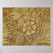 Marigold William Morris Blume Pattern Poster (Vorne)