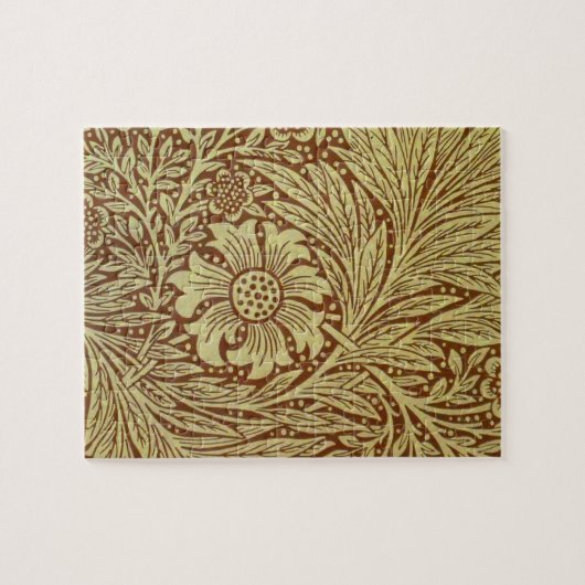 Marigold William Morris Blume Pattern Puzzle (Horizontal)