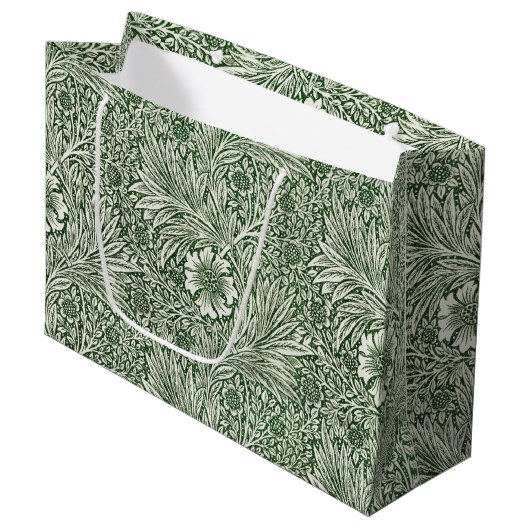 Marigold, William Morris große Geschenktasche Geschenktüte (Vorderseite Schrägansicht)