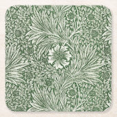 Marigold, William Morris Rechteckiger Pappuntersetzer (Vorderseite)