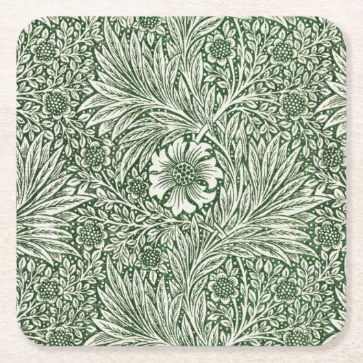 Marigold, William Morris Rechteckiger Pappuntersetzer (Vorderseite)