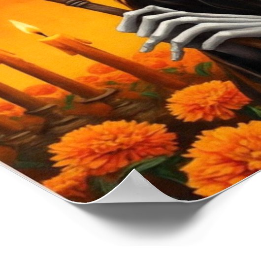 MarigoldDayOfTheDeadWitch Poster (Ecke)