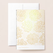 Marigolds Golden Folienkarte (Rückseite mit Umschlag)