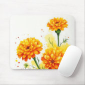 Marigolds in Orange und Gelb Mousepad (Mit Mouse)