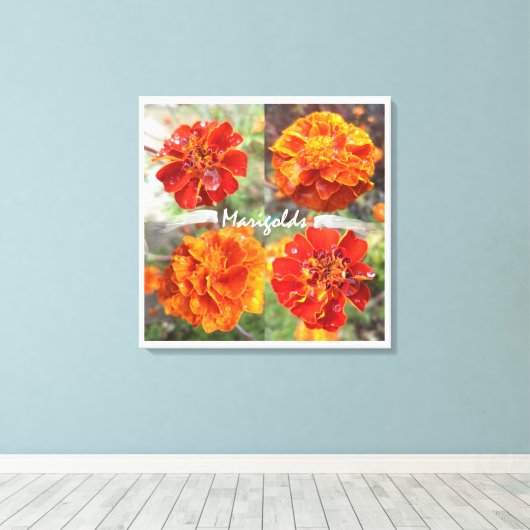 Marigolds Leinwanddruck (Insitu (Holzboden))