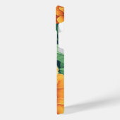 Marigolds orange-grüne Blume iPhone Hülle (Linke Seite)