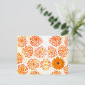 Marigolds Postkarte (Stehend Vorderseite)