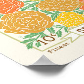 Marigolds Seed Packet Poster (Ecke)