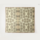 Marigolds Sepia Wandteppich (Vorderseite (Horizontal))