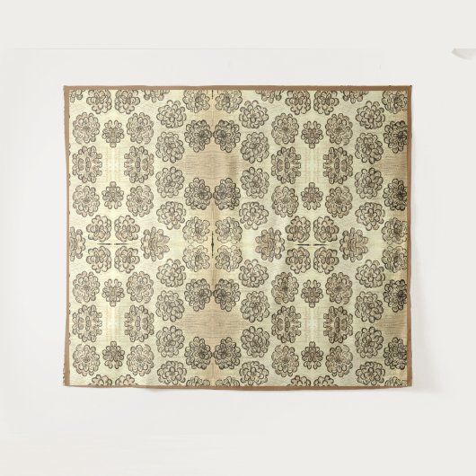 Marigolds Sepia Wandteppich (Vorderseite (Horizontal))