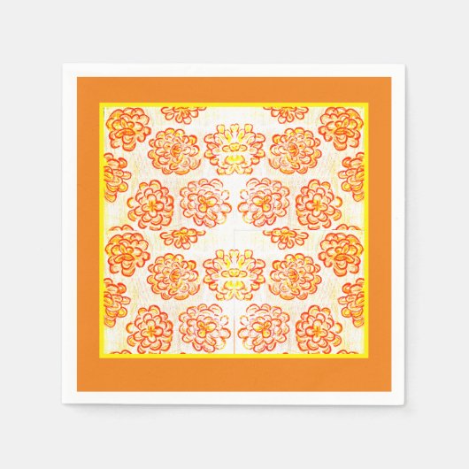 Marigolds Serviette (Vorderseite)
