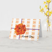 Marigolds und Biene Karte (Gelbe Blume)