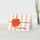 Marigolds und Biene Karte (Vorderseite)