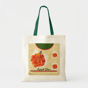 Marigolds und Bird Tote Bag Tragetasche