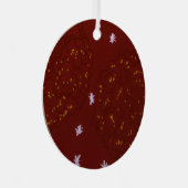 Marigolds with Stars Ornament Aus Metall (Vorderseite Rechts)