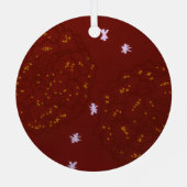 Marigolds with Stars Ornament Aus Metall (Rückseite)