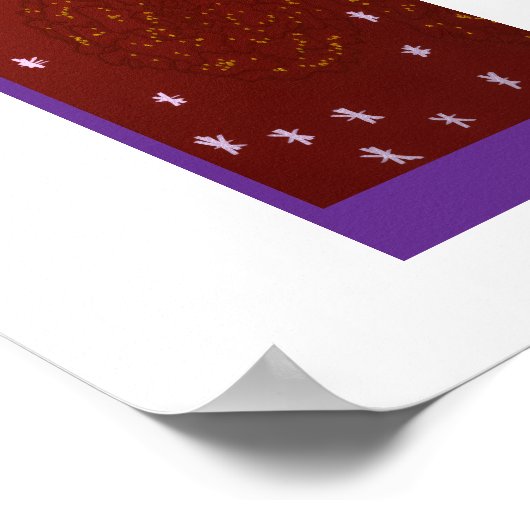 Marigolds with Stars Poster (Ecke)