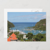 Marigot Bay Saint Lucia Postkarte (Vorne/Hinten)