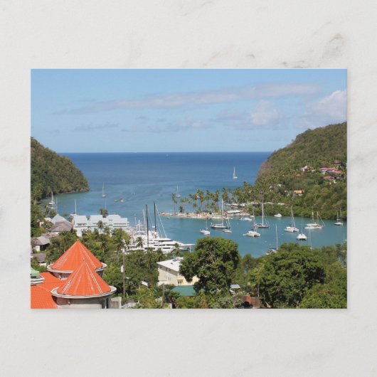 Marigot Bay Saint Lucia Postkarte (Vorderseite)