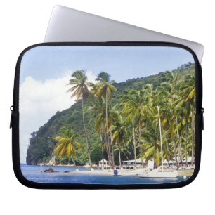 Marigot Bay, St. Lucia, Karibik Laptopschutzhülle