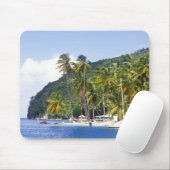 Marigot Bay, St. Lucia, Karibik Mousepad (Mit Mouse)