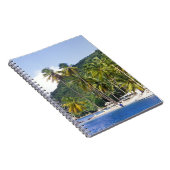 Marigot Bay, St. Lucia, Karibik Notizblock (Rechte Seite)