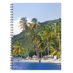 Marigot Bay, St. Lucia, Karibik Notizblock