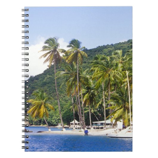 Marigot Bay, St. Lucia, Karibik Notizblock (Vorderseite)