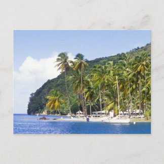 Marigot Bay, St. Lucia, Karibik Postkarte