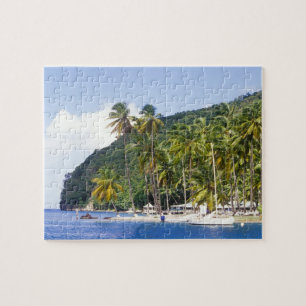 Marigot Bay, St. Lucia, Karibik Puzzle
