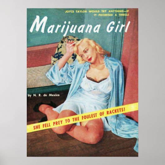 Marijuanaa Girl Poster (Vorne)