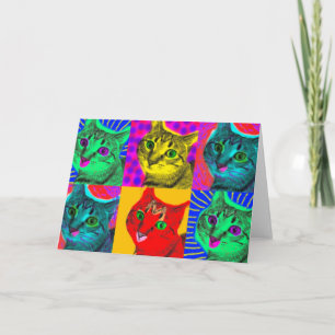 Marilyn Cats: Grußkarte Karte