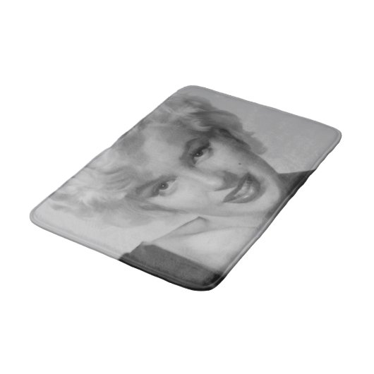 Marilyn der Blick 2 Badematte (Schrägansicht)