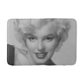 Marilyn der Blick 2 Badematte (Vorderseite)