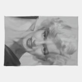 Marilyn der Blick 2 Geschirrtuch (Horizontal)