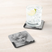 Marilyn der Blick Getränkeuntersetzer (Rechte Seite)