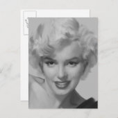 Marilyn der Blick Postkarte (Vorne/Hinten)