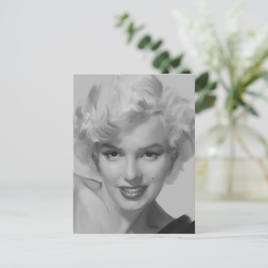 Marilyn der Blick Postkarte (Stehend Vorderseite)