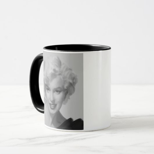 Marilyn der Blick Tasse (Vorderseite Links)