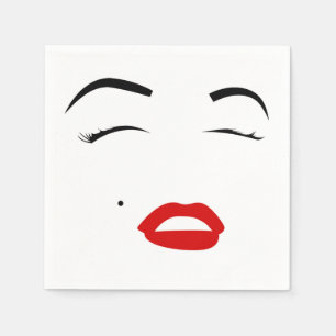 Marilyn Face Serviette